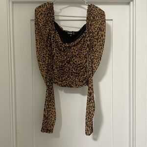Cheetah print top!